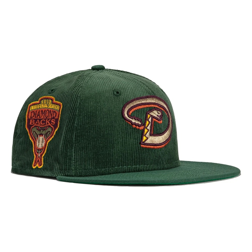 Arizona Diamondbacks New Era 59FIFTY Inaugural Patch Fitted Corduroy Hat 7 3/8
